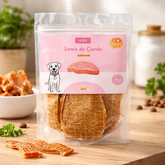 Snack Natural - 100% de Lomo de Cerdo deshidratado - Ikilife