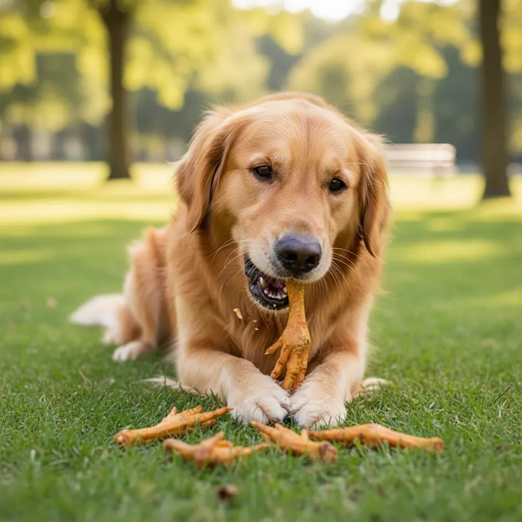 Snack Natural - Patas de Pollo Deshidratadas (4 unidades) - Ikilife