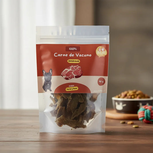 Snack Natural - 100% Carne de Vacuno deshidratada - Ikilife