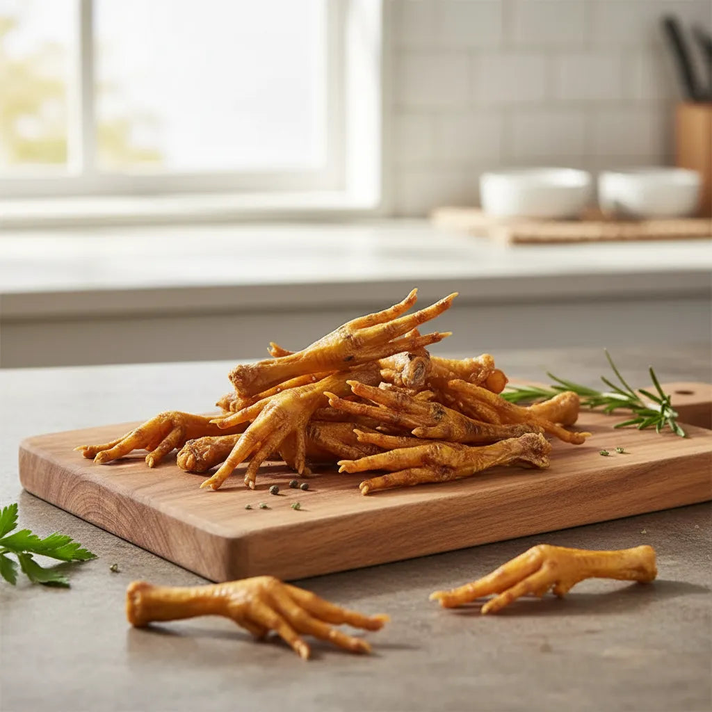 Snack Natural - Patas de Pollo Deshidratadas (4 unidades) - Ikilife