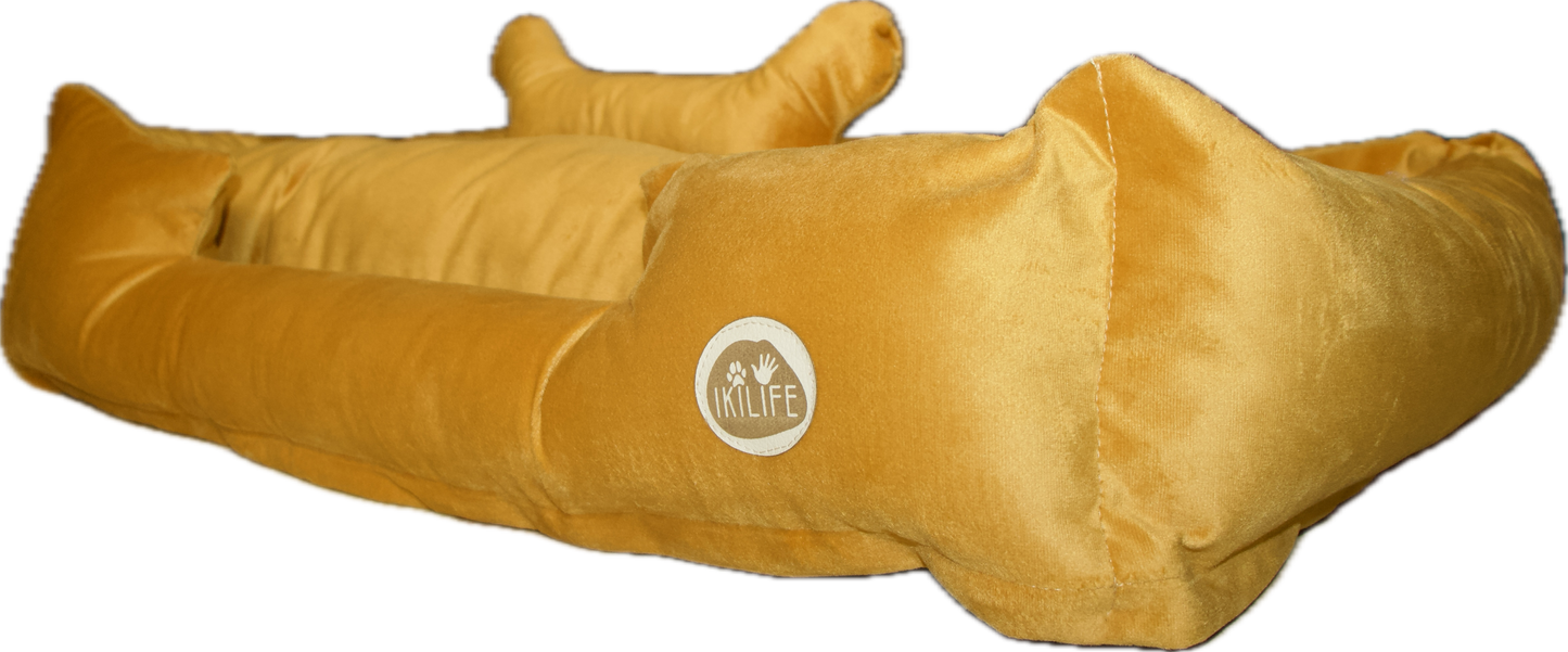 Cama Clásica Para Mascotas - Mostaza