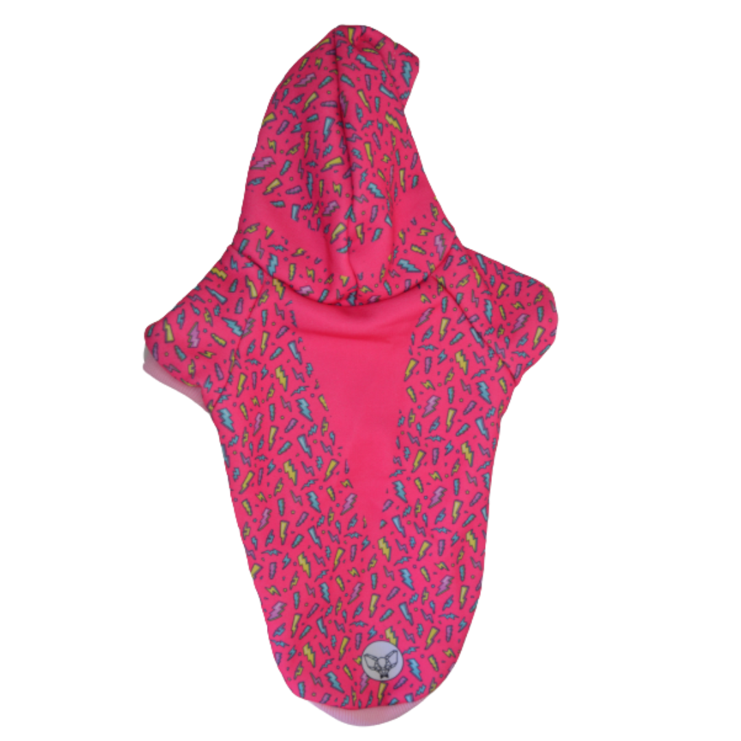 Polerón Franela Estampado - Rayos Rosado