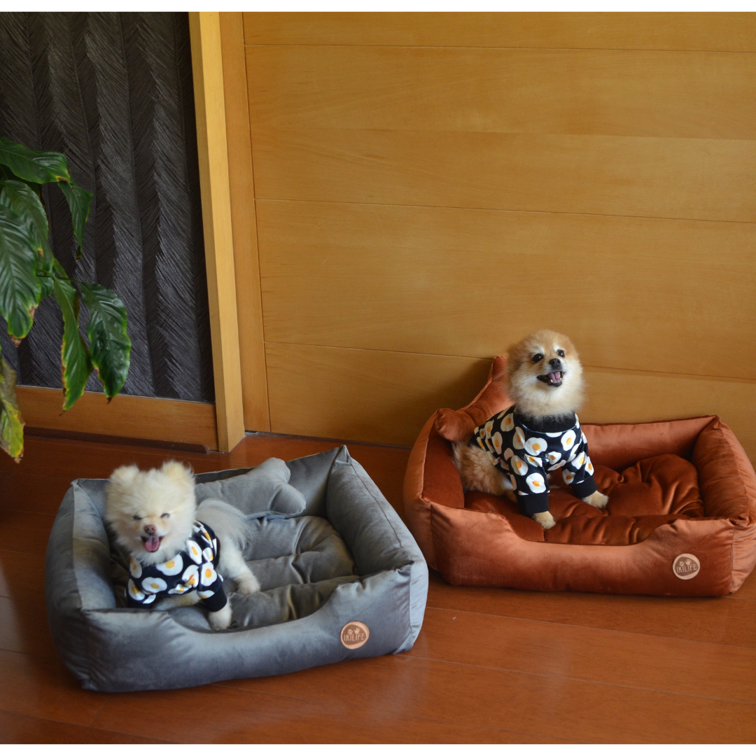 Cama Clásica Para Mascotas - Gris