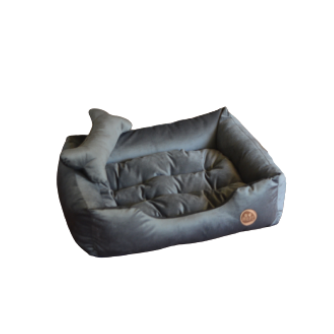 Cama Clásica Para Mascotas - Gris