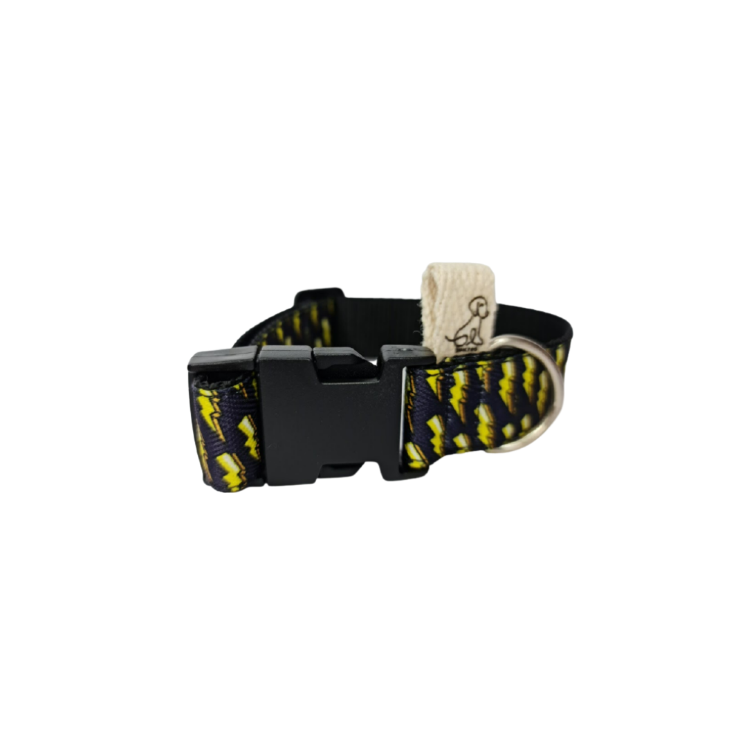 Collar Estampado - Rayos Negro