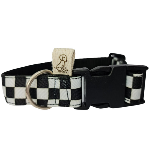 Collar Estampado - Blanco y Negro