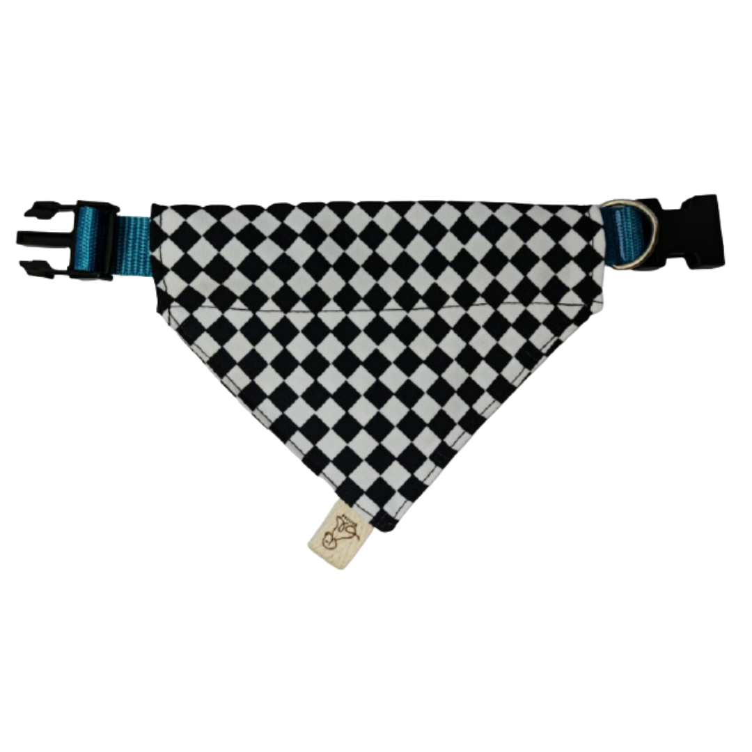 Bandana - Cuadros Blanco y Negro