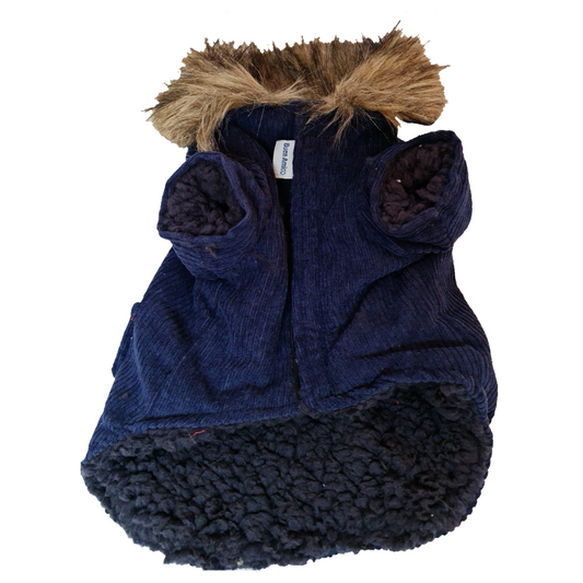 Chaqueta Cotelé con Polar - Azúl
