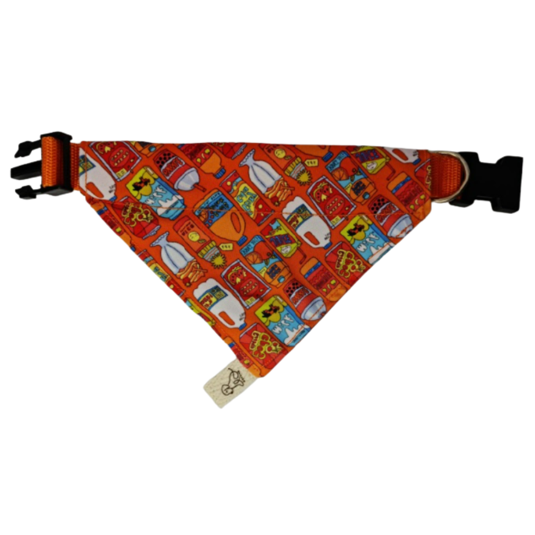 Bandana - Dibujos Naranjos