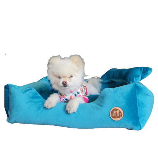 Cama Clásica Para Mascotas - Turquesa