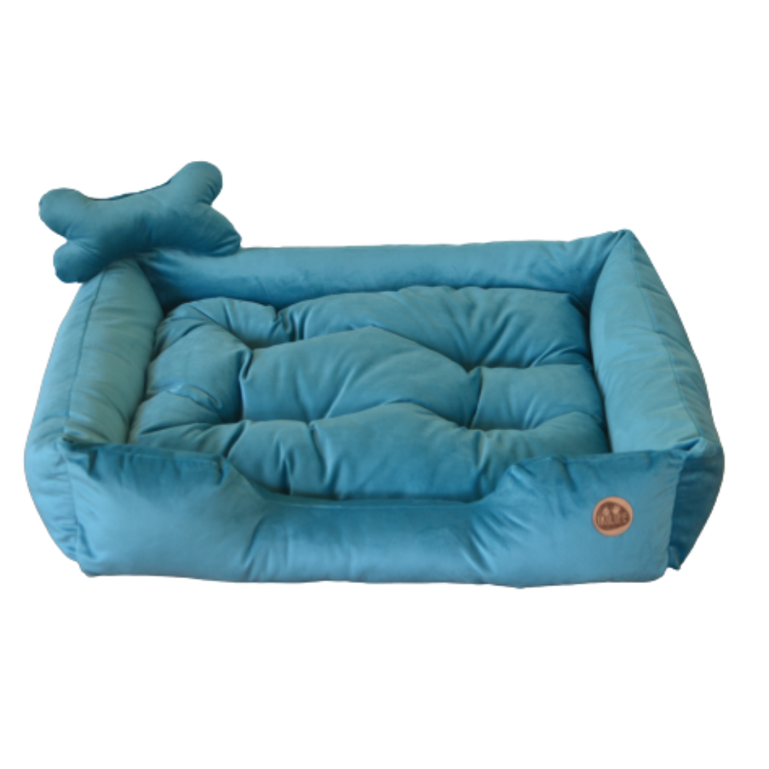 Cama Clásica Para Mascotas - Turquesa