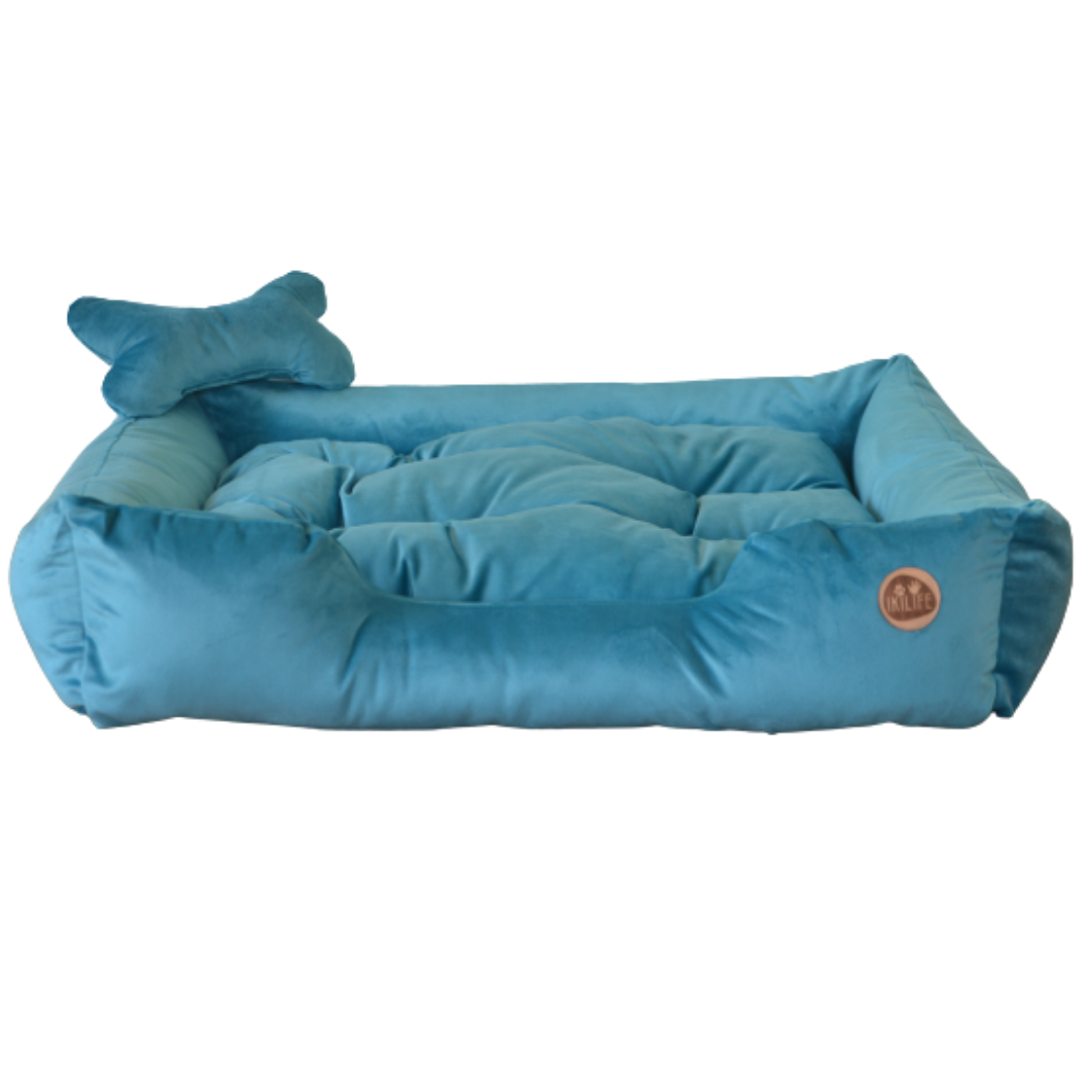 Cama Clásica Para Mascotas - Turquesa