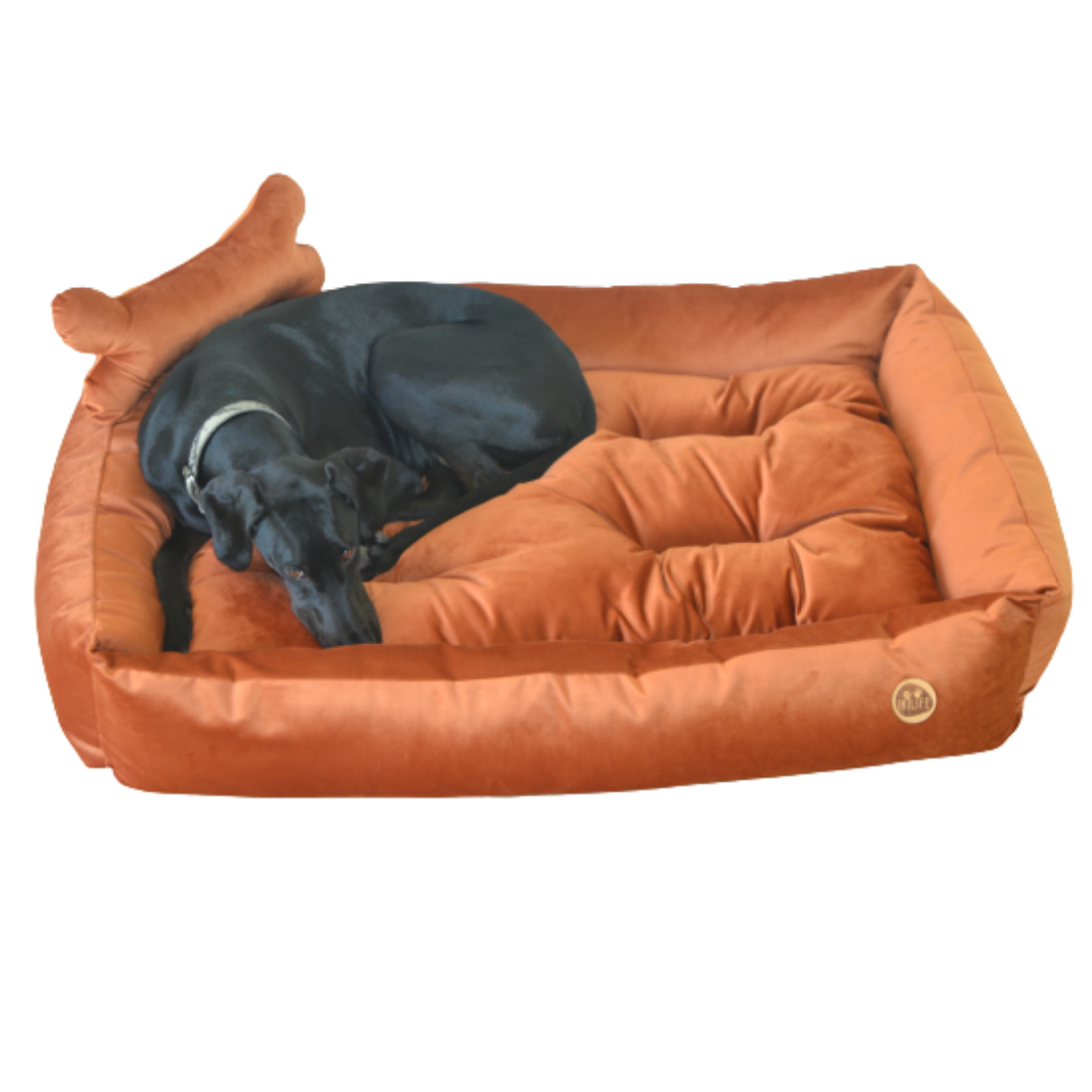 Cama Clásica Para Mascotas - Café