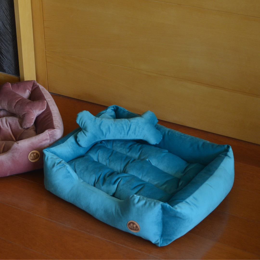 Cama Clásica Para Mascotas - Turquesa