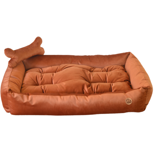 Cama Clásica Para Mascotas - Café